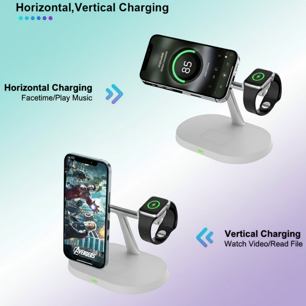 HavenCharge ™ 3-in-1 MagSafe Wireless Charger