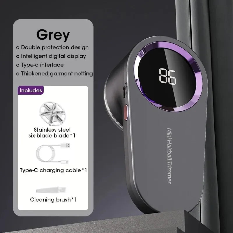 HavenFuzz™ LED Digital Fabric Lint Remover