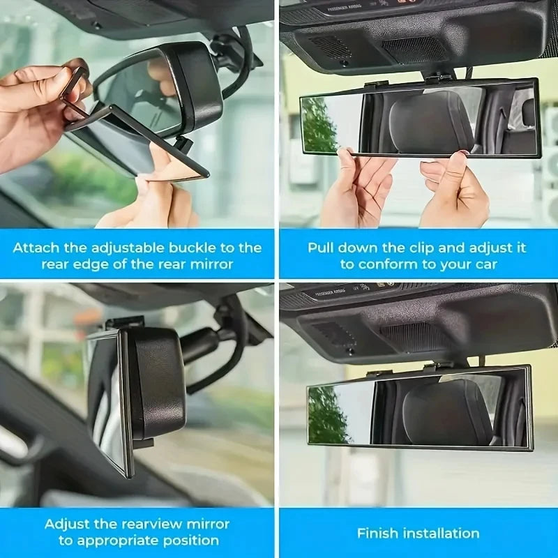 WideView Anti-Glare Convex Rear Interior Mirror