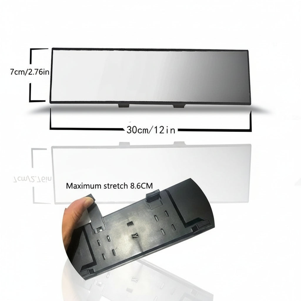 WideView Anti-Glare Convex Rear Interior Mirror
